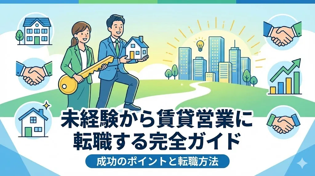 未経験から賃貸営業に転職する完全ガイド|成功のポイントと転職方法