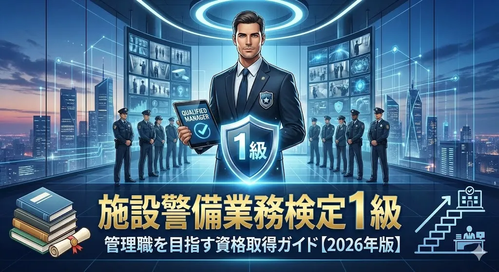 施設警備業務検定1級とは?管理職を目指す資格取得ガイド【2026年版】