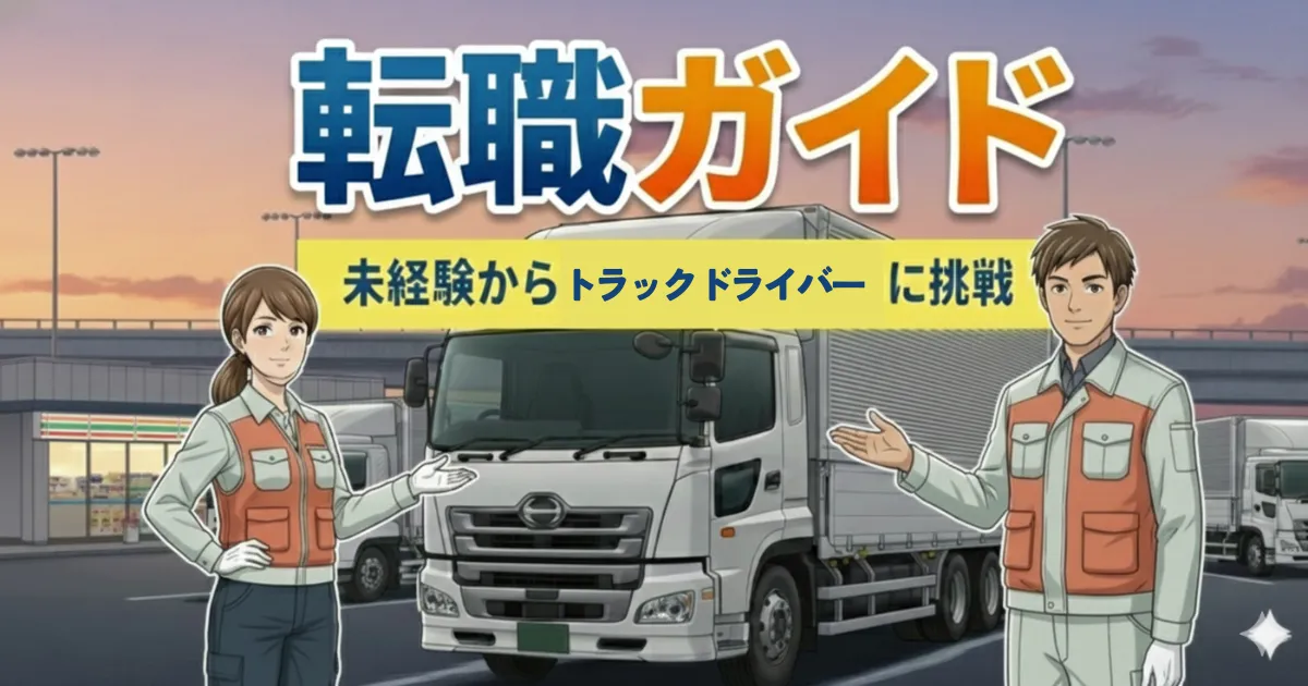 トラックドライバー 完全ガイド|未経験からの転職・年収・仕事内容・資格のすべて