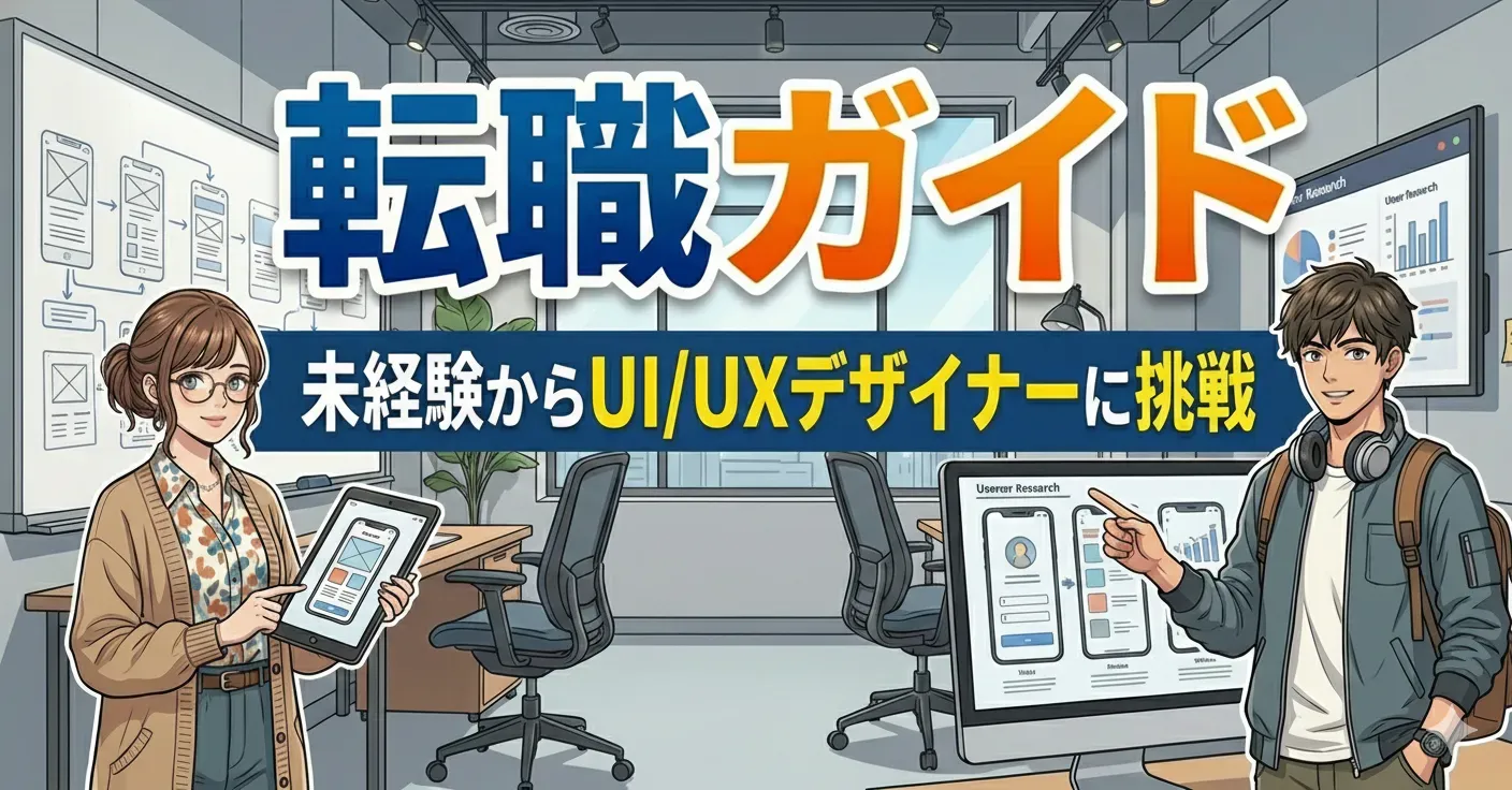 UI/UXデザイナー 完全ガイド|未経験からの転職・仕事内容・年収・キャリアパスのすべて